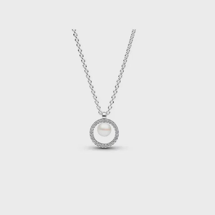 Chique Zilveren Ketting met Hanger: Hart, Zirkonia of Cirkel - DIY Sieraden voor Dames