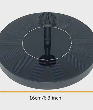 Drijvende Mini Solar Waterfontein voor Tuin, Vijver & Vogelbad - Op Zonne-energie
