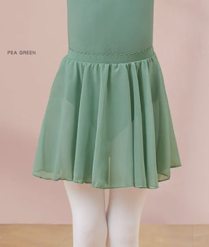 18 Colours Ballet Skirt Girls Toddler Kids Dance Chiffon Skirt Elastic Waist Short Dance Skirt for Girls Tutu Skirt for Ballet