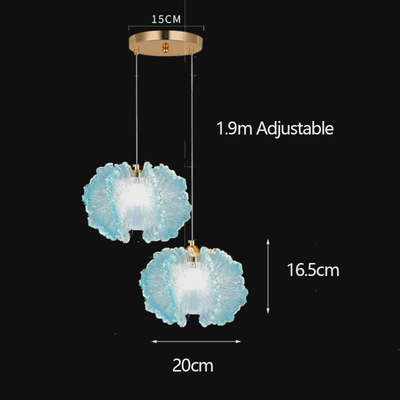 Sfeervolle Acryl Bloem Plafondlamp - Nordic Stijl voor Slaapkamer & Eetkamer