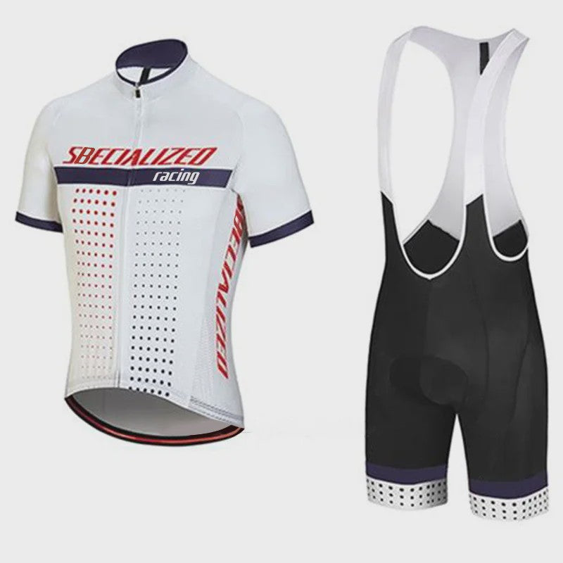 Pro Team Fietskleding Set: Zomer Wielershirt & Bib Shorts voor Racefiets en MTB