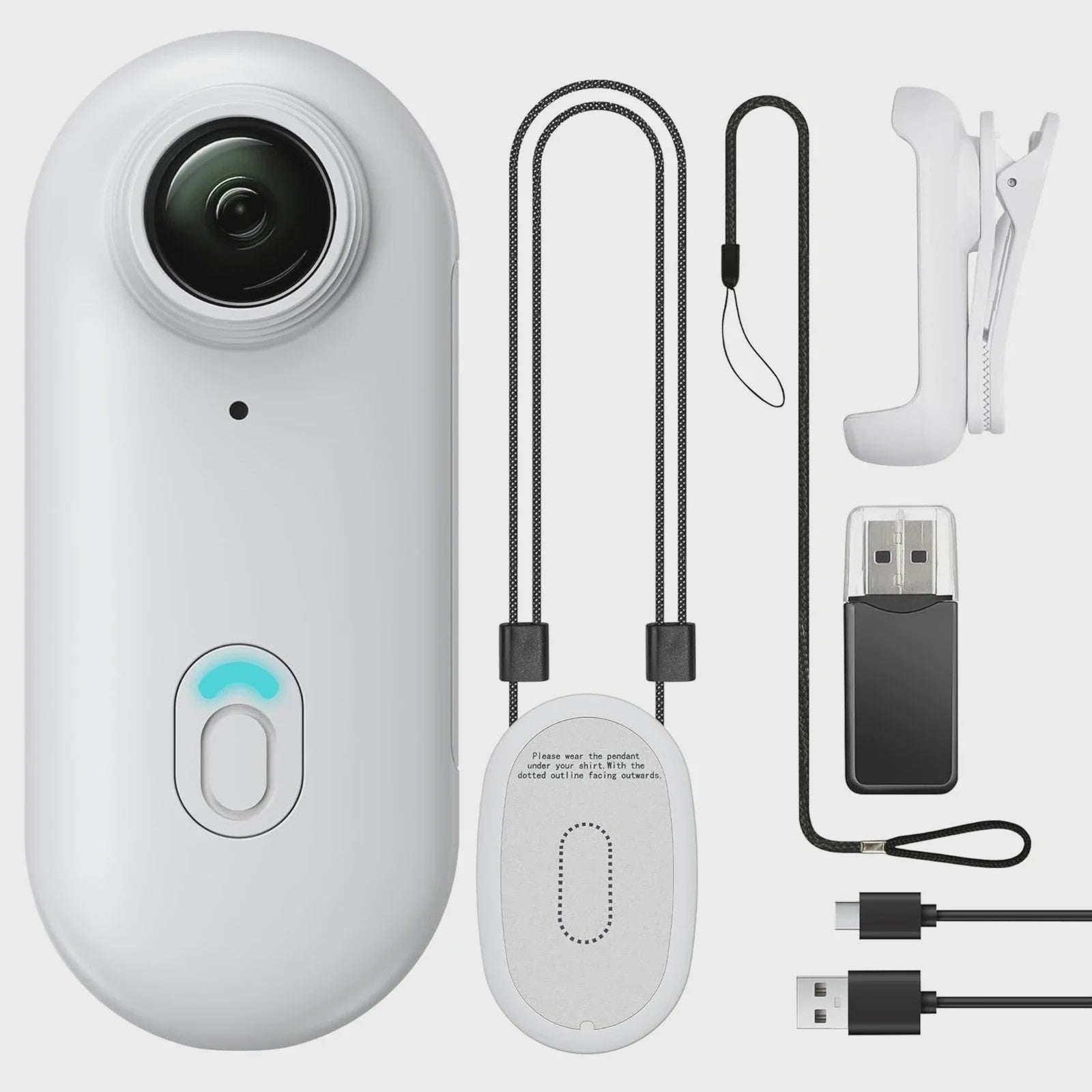 Mini Body Camera Full HD met WiFi - Draagbaar voor Motor, Fiets & Sportactie