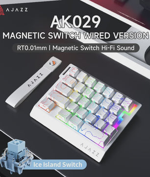 AJAZZ AK029 Mechanisch Gaming Toetsenbord - Compact, Hot-Swappable, One-Handed Esports
