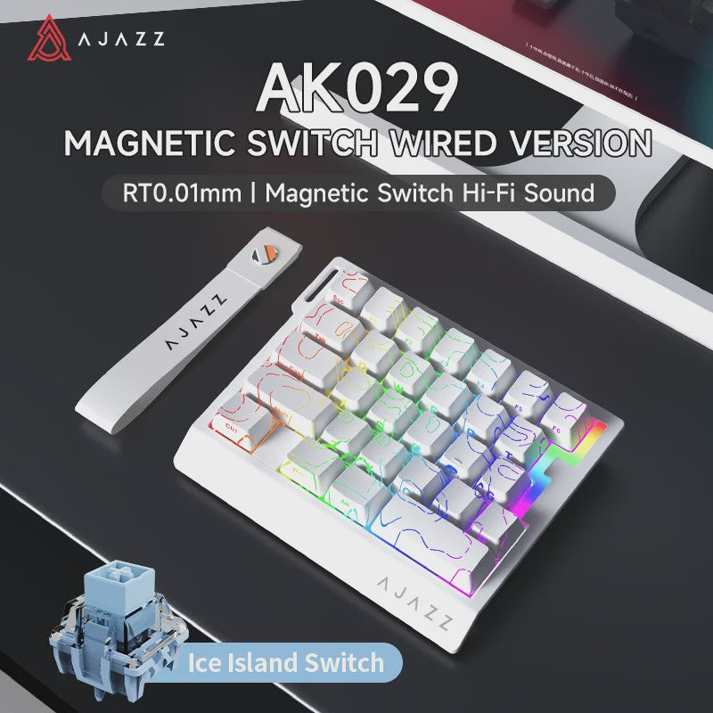 AJAZZ AK029 Mechanisch Gaming Toetsenbord - Compact, Hot-Swappable, One-Handed Esports