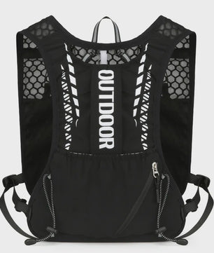 Reflecterend Hardloop & Fietsharnas met Hydratatie - Verstelbare Outdoor Sport Rugzak