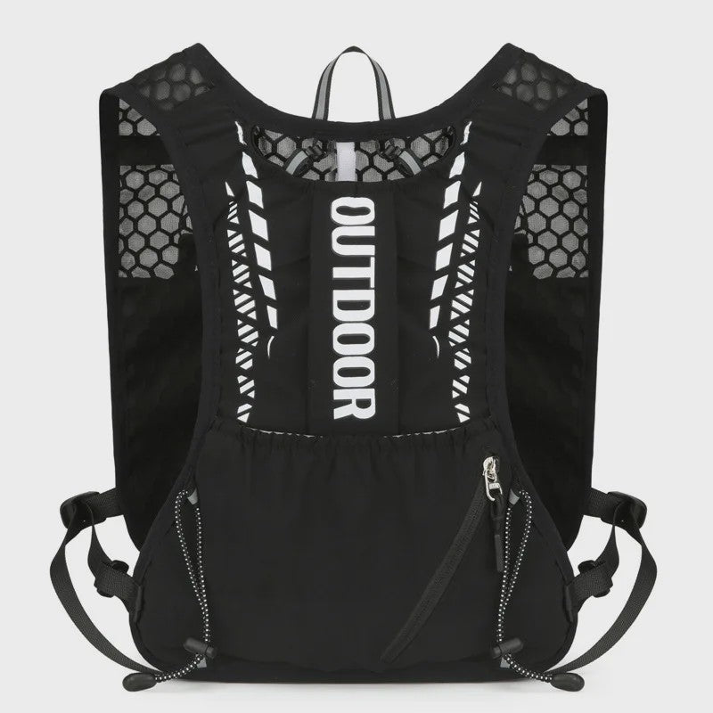 Reflecterend Hardloop & Fietsharnas met Hydratatie - Verstelbare Outdoor Sport Rugzak