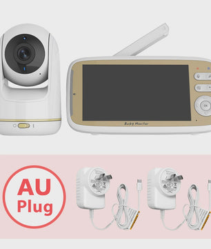 Draadloze Babyfoon met 5" LCD Scherm, App & 3x Zoom - Pan/Tilt & Tweeweg Audio