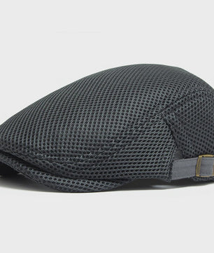 Ademende Mesh Pet - Vintage Flat Cap / Newsboy Cap voor Dames en Heren