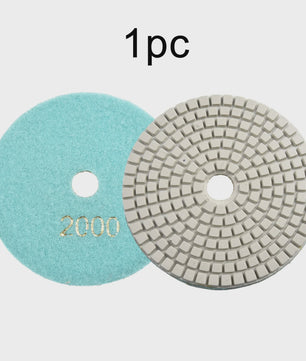 4-Inch Diamant Polijstschijven Set (30-10000 Grit) voor Nat/Droog Gebruik - Steen, Beton, Marmer
