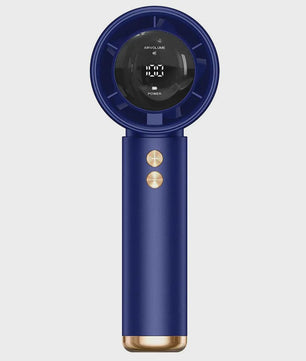 Draagbare Mini Ventilator met LED Display - 5 Snelheden, USB Oplaadbaar