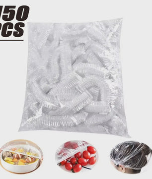 Wegwerp Voedselhoezen - Elastische Plastic Zakjes voor Beker, Kom en Keuken - Vershoud Folie (20-500 stuks)