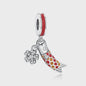 925 Sterling Zilveren Bedel Lucky Cat - Chinees Nieuwjaar & Japanse Stijl Hanger voor Dames Armbanden & Kettingen