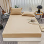 Hoeslaken met Elastische Band - Effen Kleur, Antislip & Verstelbaar voor Alle Bedden