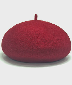 Dames Baret Hoed - Vintage Wol Baret Cap voor Herfst & Winter