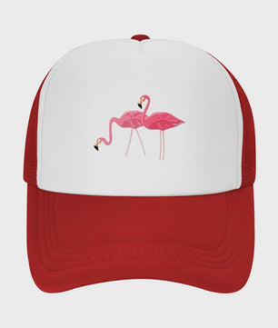 Unisex Petten met Flamingo Print - Ademend en Zonwerend
