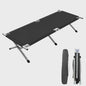 Lichtgewicht Campingbed Opvouwbaar met Stalen Frame en Opbergzak - Draagbaar & Duurzaam