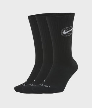 Nike Sportsokken Heren Dames 3-Pack - Duurzaam & Vochtafvoerend Katoen