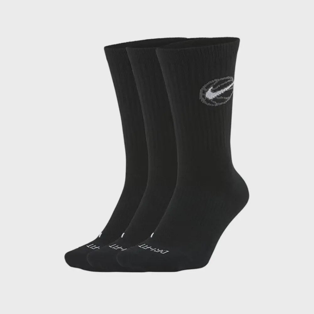Nike Sportsokken Heren Dames 3-Pack - Duurzaam & Vochtafvoerend Katoen
