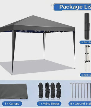 Pop-up Tuinkas 3x2m met Verstelbare Hoogte, UV- en Waterdicht