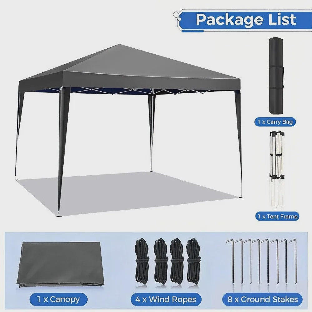 Pop-up Tuinkas 3x2m met Verstelbare Hoogte, UV- en Waterdicht