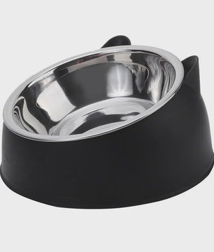Verhoogde RVS Kattenbak & Voerbak - Kantelbaar Design voor Puppy, Kitten & Hond