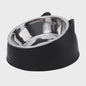 Verhoogde RVS Kattenbak & Voerbak - Kantelbaar Design voor Puppy, Kitten & Hond