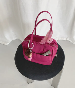 Stijlvolle Nylon Boston Bag - Lichtgewicht Schoudertas & Crossbody Tas voor Dames