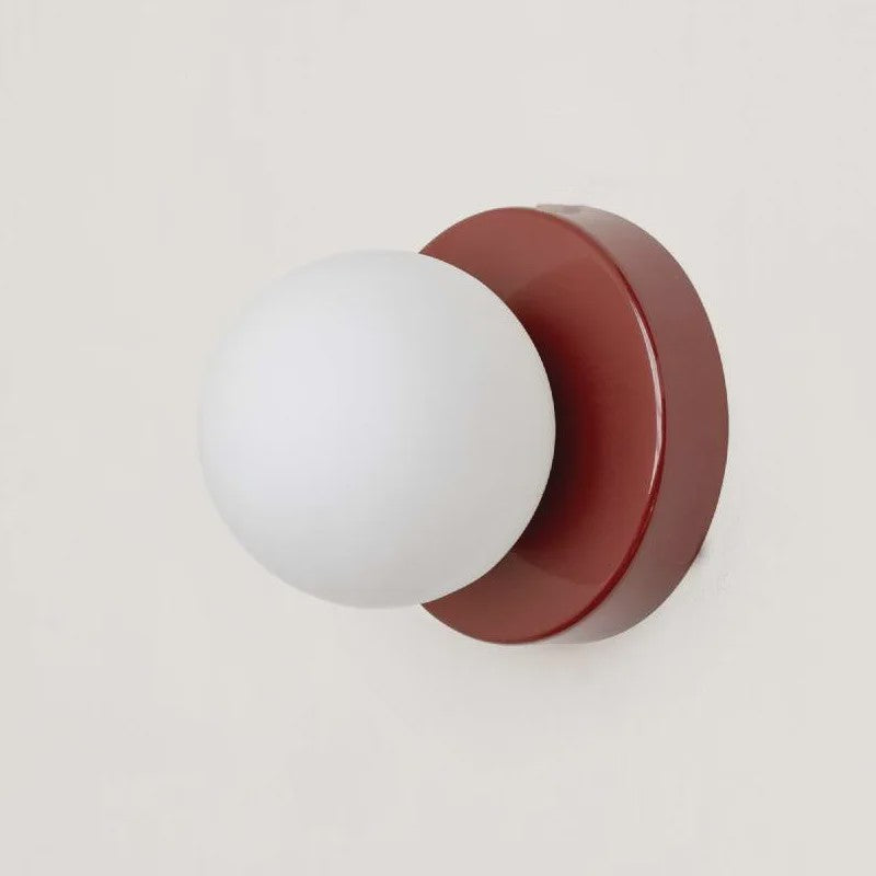 Moderne Macaron LED Wandlamp - Mini Glazen Sconce voor Slaapkamer, Hal & Balkon
