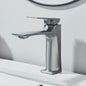 Moderne Wastafelkraan Messing - Enkel Hendel Mixer - Warm & Koud Water