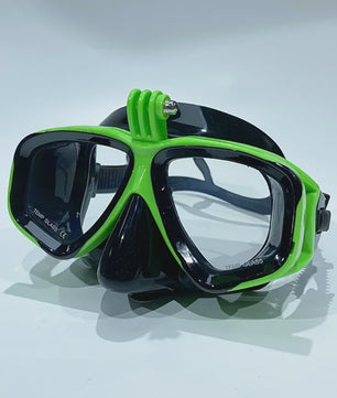Professionele Duikset: Duikbril met GoPro Mount & All-Dry Snorkel voor Scuba Diving