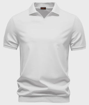 AIOPESON Heren Polo Shirt - Ademend, Zijdezacht & Stijlvol 'Old Money' Design