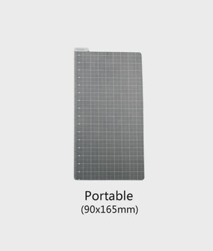 Snijmat & Liniaal Set A5/A6 - PVC Grid Mat voor Tekenen, Knutselen & Naaien
