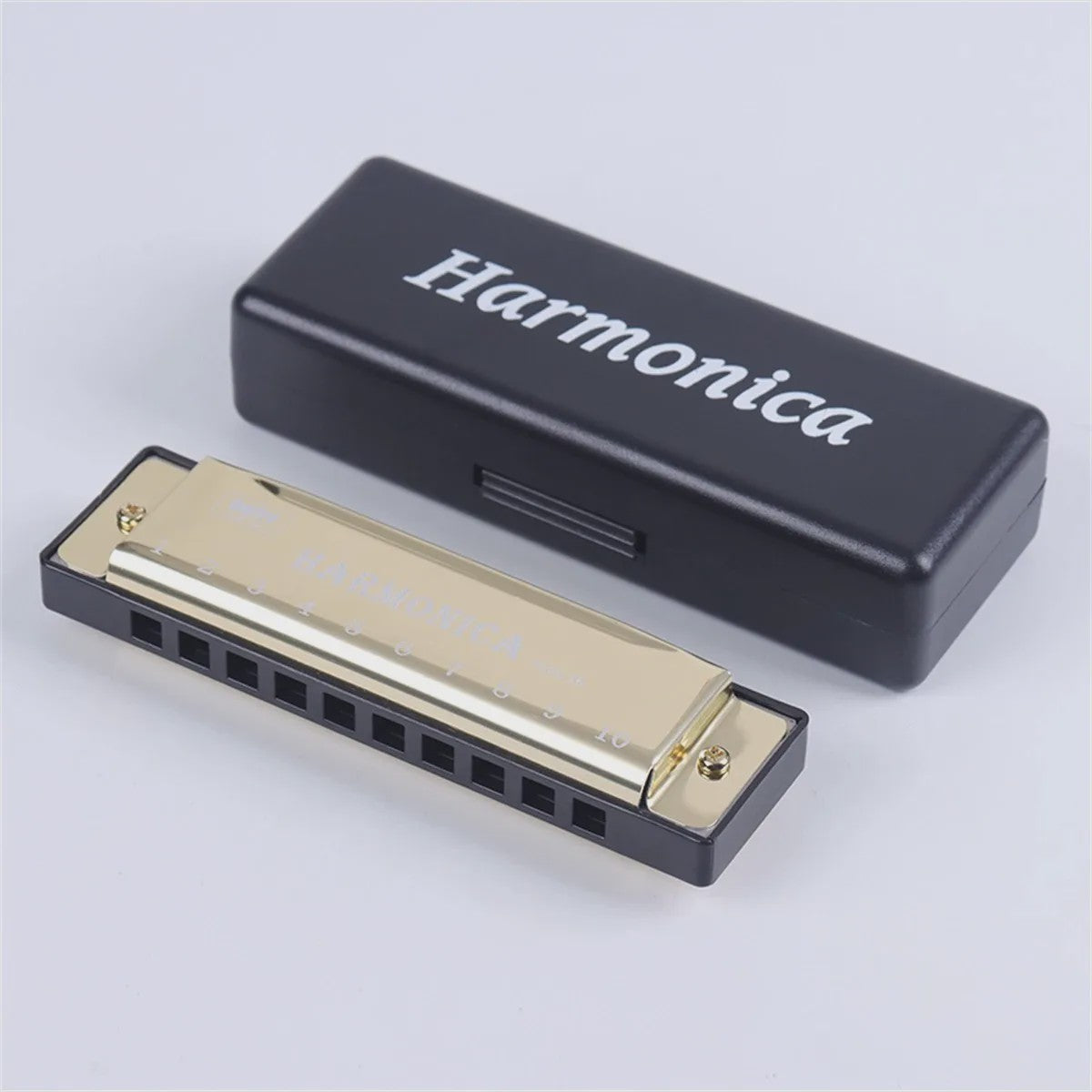 Diatonische C-Harmonica 10 Gaten - Ideaal voor Beginners, Studenten & Kinderen - Inclusief Beschermhoes