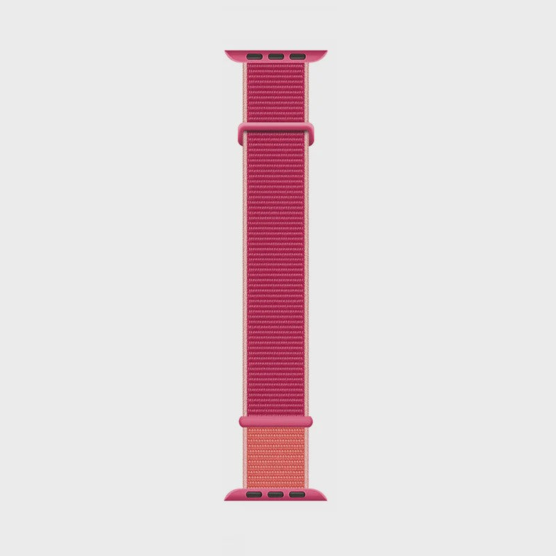 Nylon Sportband voor Apple Watch (38-49mm) - Ademend & Verstelbaar met Klittenband