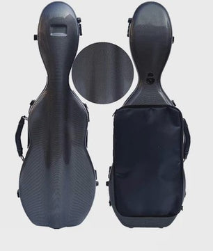 Luxe Carbon Fiber Vioolkoffer - Lichtgewicht & Duurzaam met Dubbele Draagband
