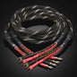 High-End Hifi Luidsprekerkabel - 6N OFC Koper, Vergulde Banana/Y-stekkers