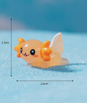 35x Schattige Axolotl Miniatuur Ornamenten - Perfect voor Aquarium & Sprookjes Tuin Decoratie