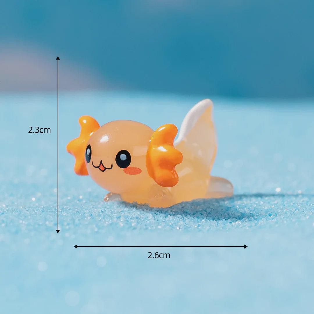 35x Schattige Axolotl Miniatuur Ornamenten - Perfect voor Aquarium & Sprookjes Tuin Decoratie