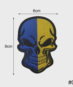 Ukraine Vlag Patches & Nationaal Embleem - Geborduurde Tactische Badges voor Kleding