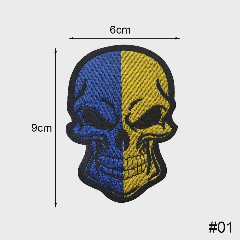 Ukraine Vlag Patches & Nationaal Embleem - Geborduurde Tactische Badges voor Kleding