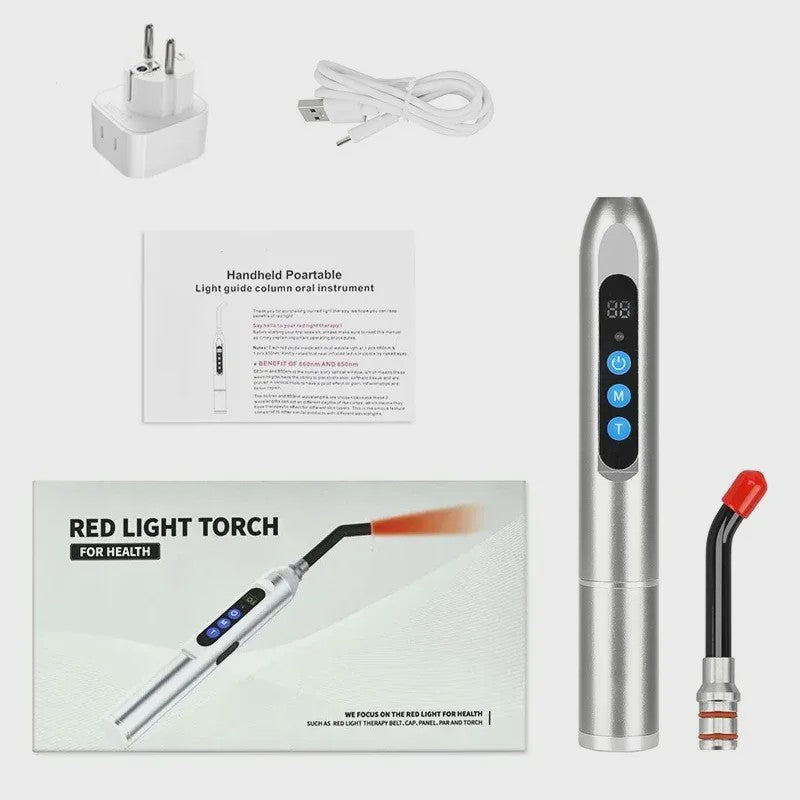 Rood Lichttherapie Apparaat voor Koortslip & Huidverzorging - 660nm/850nm LED