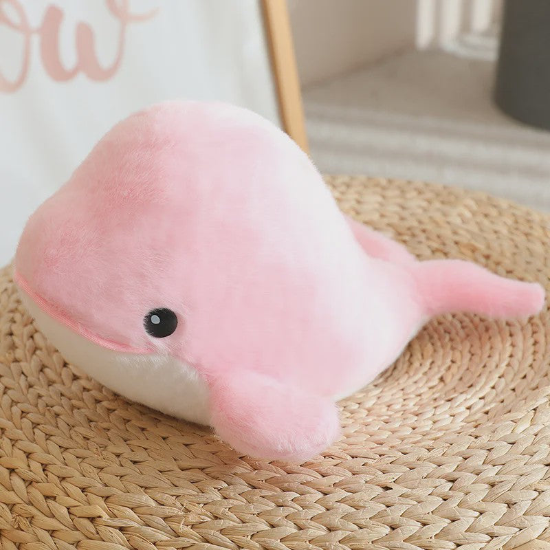 Kawaii Pluche Dieren Knuffels: Walvis, Dolfijn, Haai & Zeehond - 28cm