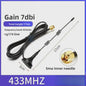 Krachtige Omnidirectionele SMA Antenne 433MHz/470MHz/315MHz met 12dBi Gain en RG174 Kabel