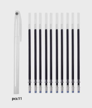 Set van 10 Hitte-uitwisbare Stoffen Markers - Perfect voor Naaien en Knutselen