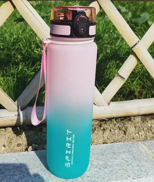 Grote Sport Waterfles 1 Liter - Draagbaar & Ideaal voor Fitness en Reizen