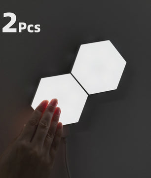 Modulaire Hexagon LED Wandlampen - Touch Control, Dimbare Sfeerverlichting