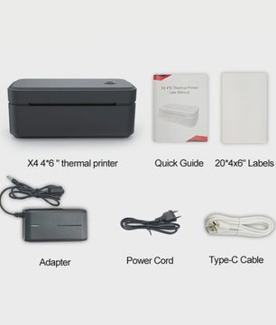 Marklife X4 Thermische Labelprinter - Draagbaar, Bluetooth & Automatische Herkenning