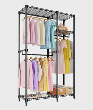 Robuuste Kledingrek & Garderobe Organizer - Verstelbaar en Modulair