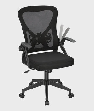 Ergonomische Bureaustoel met Verstelbare Hoofdsteun en Armleuningen - Zwart