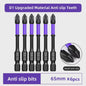 Magnetische Schroefbitset 25-150mm PH2 Slagschroefbit - Set van 6